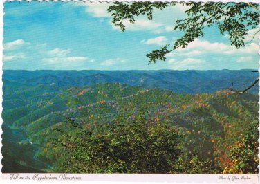 Kentucky Postcard Fall In The Appalachian Mountains