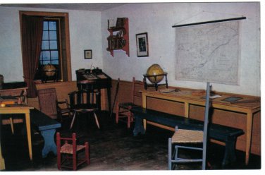 Ontario Postcard Morrisburg Upper Canada Village Schoolmaster's House Interior