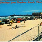 Florida Postcard Daytona Beach From Boardwalk Toward Ocean Pier