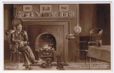 Postcard Warren House Inn Dartmoor Devon England UK
