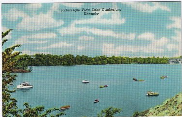 Postcard Picturesque View Lake Cumberland Kentucky