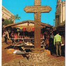 California Postcard Los Angeles Historical Cross Olvera Street