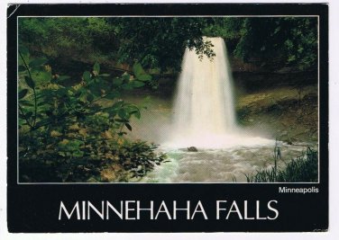 Minnesota Postcard Minneapolis Minnehaha Falls