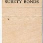 Matchbook Cover Dick Blitz Insurance 60th Year Fort Wayne Indiana