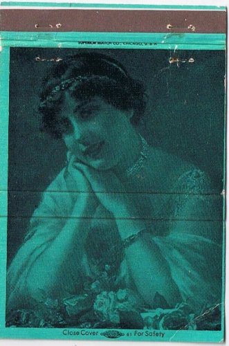 Matchbook Cover Fred Smith Collector Chester PA Lady In Love