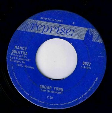 Nancy Sinatra Sugar Town 45 rpm Summer Wine Reprise
