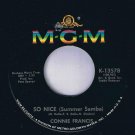 Connie Francis So Nice 45 rpm All The Love In The World