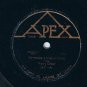 Harry Crout Somewhere A Voice Is Calling 78 rpm Kiss Me Again Apex