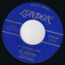 Chipmunks David Seville Chipmunk Song 45 rpm Almost Good Canadian Pressing