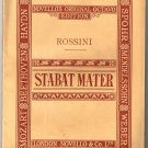 Rossini Stabat Mater Book Sheet Music Novello's Original Octavio Edition UK