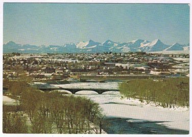 Alberta Postcard Calgary The Bow River