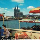 Germany Postcard Koln Cologne Rhine Rheim & Dom