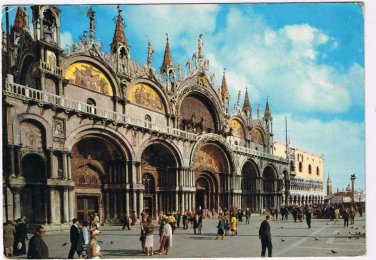 Italy Postcard Venezia Venice St Mark Basilica