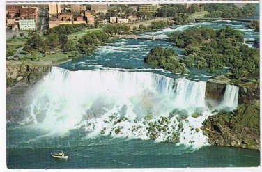 Ontario Postcard Niagara Falls Maid Of The Mist Below American Falls