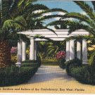 Postcard Memorial To Soldiers & Sailors Of Confederacy Key West Florida