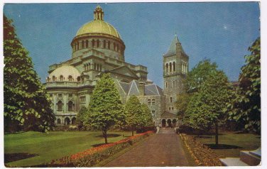 Massachusetts Postcard Boston Christian Science Church The Mother Church