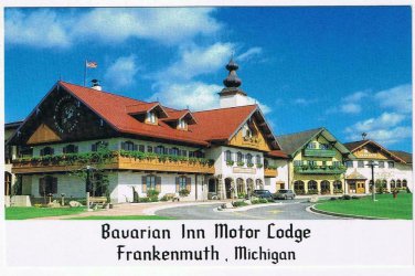 Michigan Postcard Frankenmuth Bavarian Inn Motor Lodge