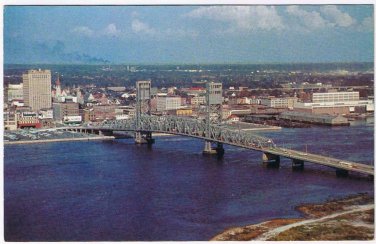Florida Postcard Jacksonville Main Street Bridge