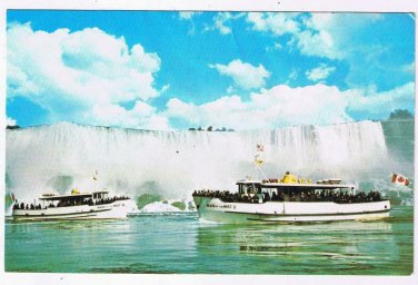 Ontario Postcard Niagara Falls From Maid Of The Mist American Falls
