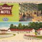 Postcard Coronet Motel Dining Room Columbia North Carolina
