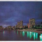 Postcard Evening In Waikiki Hawaii