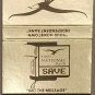 Matchbook Cover The First National Bank Eagle River Phelps Wisconsin