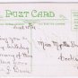 Greetings Postcard Birthday Thoughts Pansies