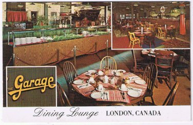 Postcard Garage Dining Lounge London Ontario Cadillac Court Lizzie Lounge
