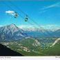 Alberta Postcard Banff Sulphur Mountain Gondolas Canadian Rockies