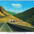 British Columbia BC Postcard Snowsheds At Rogers Pass Canadian Rockies