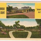 Postcard Edison Bridge Tourist Court Fort Myers Florida