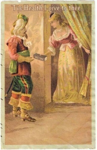 Advertisment Warner's Safe Cure Yeast Tis Health I Give To Thee 1887