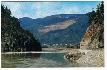 British Columbia Postcard Fraser River Near Yale