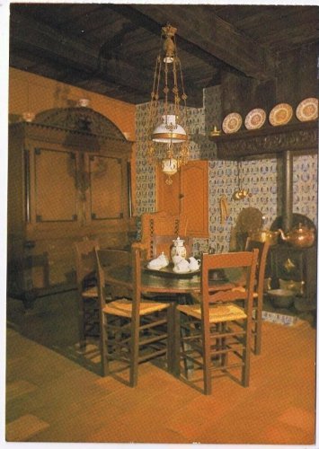 Holland Netherlands Postcard Arnhem Openluchtmuseum Farmhouse Living Quarters