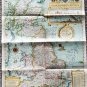 Shakespeare's Britain Wall Map National Geographic 1964