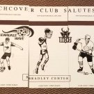Matchbook Cover Badger State Matchcover Club Salutes Milwaukee Sports Lot of 7