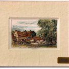 Art Print Hillborough  Edward Hull 1883 5 1/2 x 4 1/2  Matted