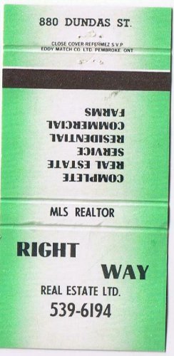 Matchbox Cover Right Way Real Estate Dundas St