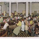 Ontario Postcard Walkerville  Bottling Room Hiram Walker & Sons