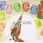 Postcard Ja Vi Elsker Dette Landet Yes We Love This Country Norwegian Stamps