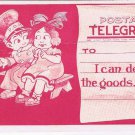 Comic Postcard Postal Telegram I Can Deliver The Goods