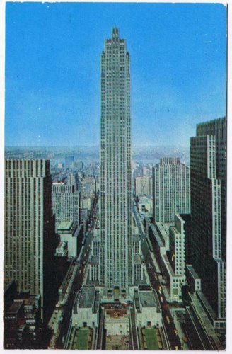New York Postcard NYC Rockefeller Center