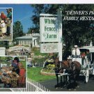 Postcard White Fence Farm Family Restaurant Denver Colorado