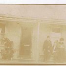 People Postcard RPPC Family On Front Porch
