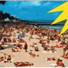 Florida Postcard Miami Beach Public Beach At 21st Street