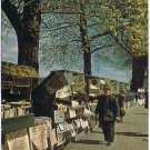 France Postcard Paris Bookstores Along The Seine
