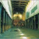 Israel Postcard Bethlehem Nativity Church Inside