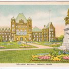 Postcard Parliament Buildings Toronton Ontario Canada