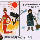Florida Postcard Warm Greetings To The North Shoveling Sand