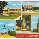 Holland Netherlands Postcard Sevenum Multi View Buildings